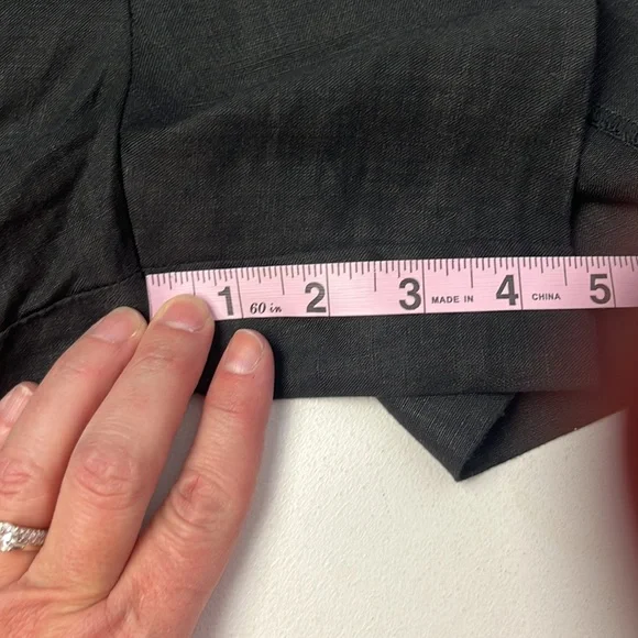 Yerse black linen shorts - Picture 12 of 12